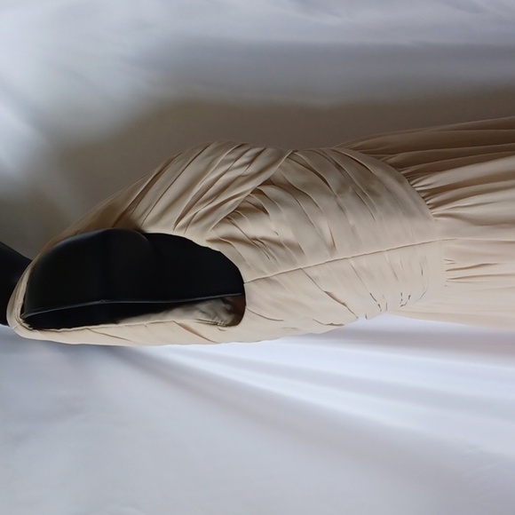 Bill Levkoff beige dress size 10 - Picture 3 of 7